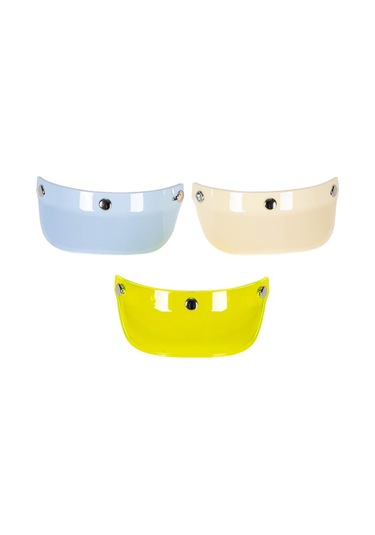 Springsun Kask Güneşlik Kapağı - Bej, Uv Koruyucu, Buhar Engelleme, Çizik Dayanıklı, Evrensel 3-kanca Tıpı, Açık Yüz Kaskları İçin