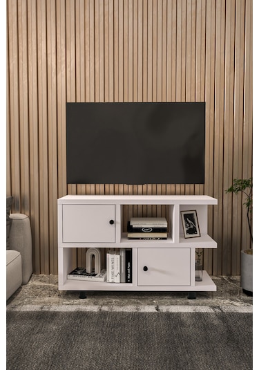 Tv Ünitesi,kitaplık,mutfak Dolabı,ergonomik İşlevsel Dolap,portatif Minifix Kurulum Beyaz