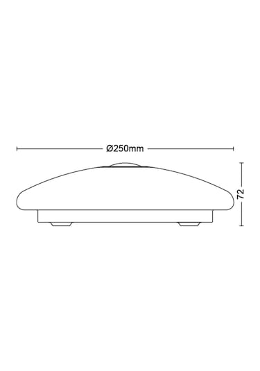 Philips Mauve Hareket Sensörlü Yuvarlak Tavan Lambası 6W 4000K Gün Işığı