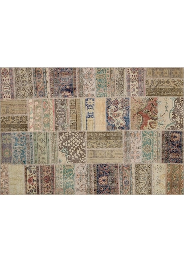 Iskandinav Tarzı Patchwork Halı 160x230 Cm - 6288