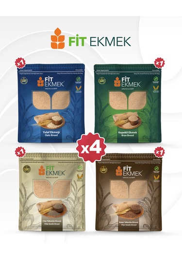 Fit Kepekli, Yulafli, Chia Ve Keten Tohumlu Lavaş Ekmeği 300gr