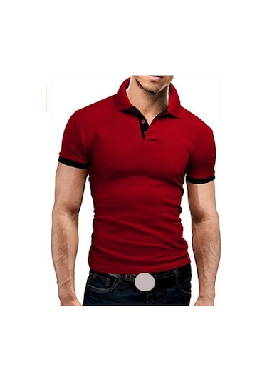 Mrmt 2025 Erkek T-shirt Kısa Kollu Rahat Yaka Düz Renkbej Bej