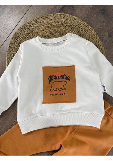 Dear Desenli Mevsimlik 2li Takım Kahve