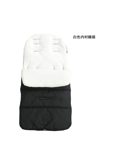 Moveevo Bebek Arabası Uyku Tulumu Sonbahar Ve Kış Sıcak Ayak Örtüsü Çocuk Koltuğu Minderi Siyah Siyah