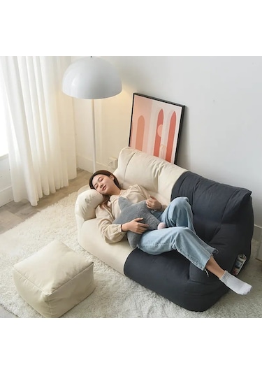 Efsane Kamp Lüx Konfor Çift Kişilik Mikro Partikül Süngerli Koltuk Koyu Gri