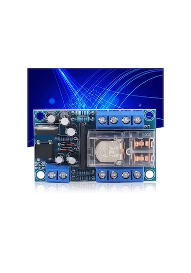 Dianziye Upc1237 Çip 2.0 Kanal Hoparlör Koruma Kartı, 12v-24v Ac/dc Girişi, 200w/kanal Maksimum Güç, Dc Koruma Ve Başlangıç Gecikmesi Özelliği