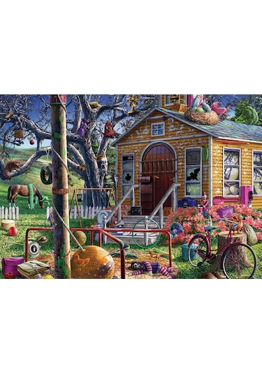 Ks Games Yalnız Ev 1000 Parça Puzzle - Adrian Chesterman