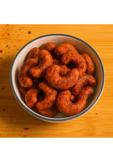 Acı Soslu Kaju Kuruyemiş 120gr - Fırınlanmış Sağlıklı Atıştırmalık 120 G