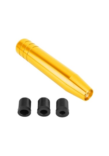 Tongxida Evrensel Uzun Şerit Topuzu, 18cm Altın, Araba Vites Kolu Modifiye Altın