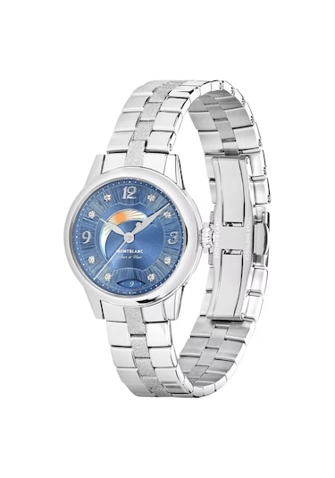 Montblanc Boheme Day & Night 30 Mm Otomatik Saat 134342 Mavi