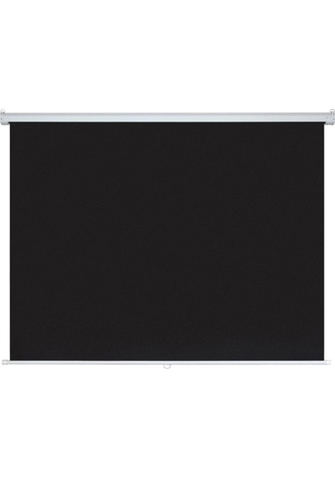 Xbright 240x200cm Motorlu Uzaktan Kumandalı Projeksiyon Perdesi Arkası Siyah Fonlu Be-240