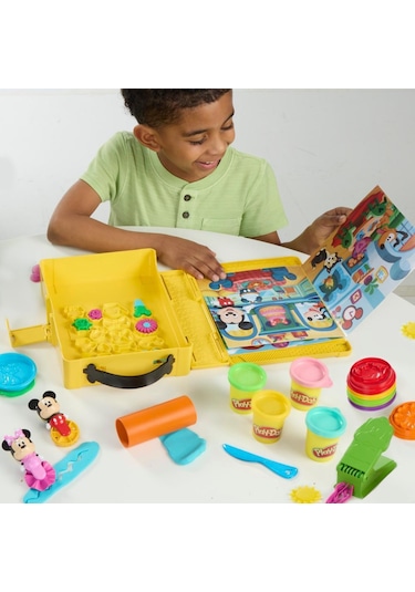 Play Doh Disney Junior Mickey Mouse Hikaye Oluşturma Oyun Hamuru Seti G2324 renkli