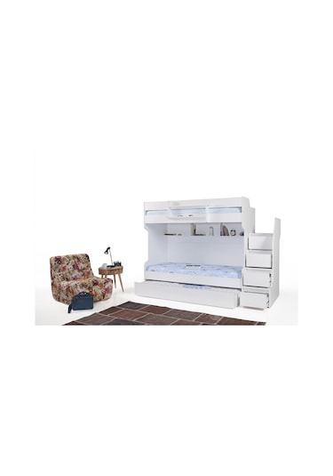 Setaymobilya Ranza, Merdiven Şifoyerli Ranza, 3 Lü Ranza, Cesur Beyaz Ranza.