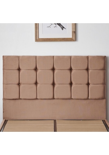 Nironyatak Niron Rama Baza Ve Başlık Seti 120X200 Cm Tek Kişilik Sütlü Kahve