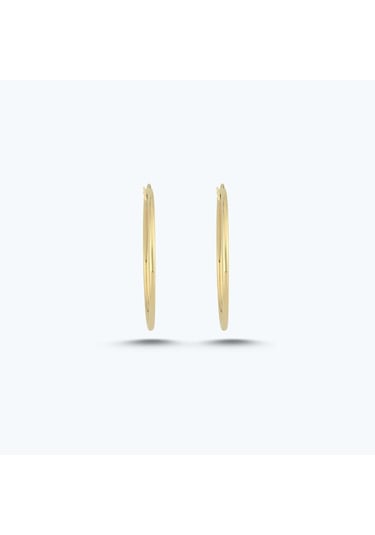 Altınbaş Altın Halka Küpe Akp0244-y-25977-40mm Çok Renkli