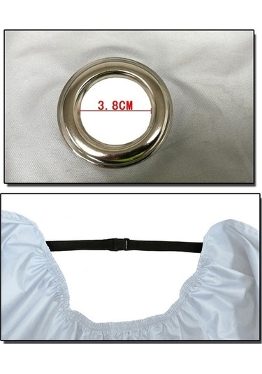 Primepickings 190t Motosiklet Yağmur Kapakları - Toz Geçirmez, Uv Dayanıklı, M Siyah Diğer