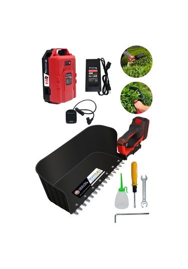 Şarjlı Çay Toplama 15 Amper 21v 40cm Toplama Haznesi