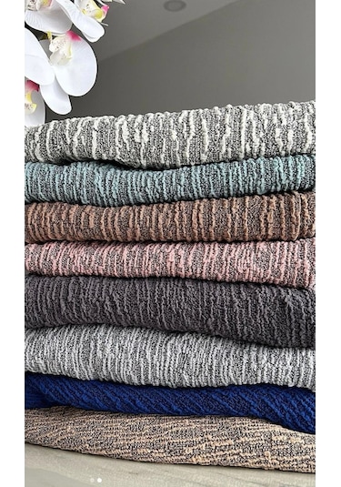 Upmall Jakarlı Koltuk Kanepe Kılıfı Çekyat Örtüsü 3+3+1+1  Krem