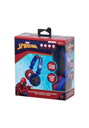 Bluetooth Kulaklık Marvel Spıderman Mikrofonlu Kablosuz Çocuk Kulaklığı Lisanslı Mv-9966-sm2