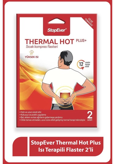 Stopever Thermal Hot Plus Sıcak Kompres Flasteri