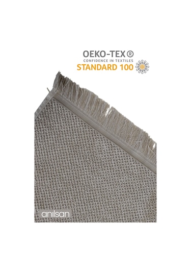 6'lı Jelena El Havlusu - 50x90 Cm, 225 Gr, %100 Pamuk, Spa Ve Otel Havlusu, Günlük Kullanıma Uygun Gri - Beyaz