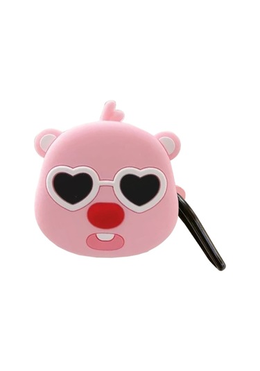 Microsonic Samsung Galaxy Uyumlu Buds Fe Kılıf Cartoon Figürlü Silikon Crtn-fgr-gzlk-pnd-pmb