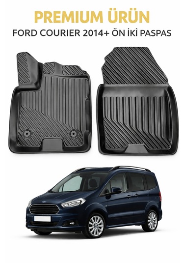 Ford Courier Panelan 2014-2023 3D Oto Paspas
