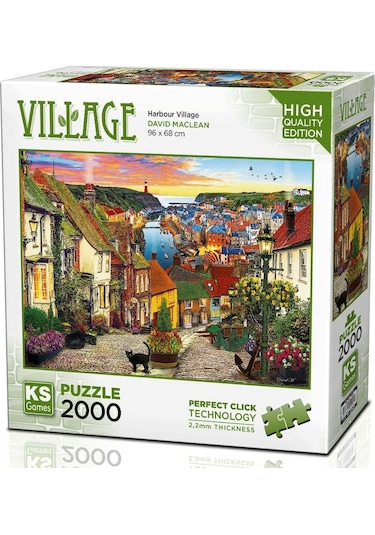 Ks Games 2000 Parça Liman Köyü Puzzle
