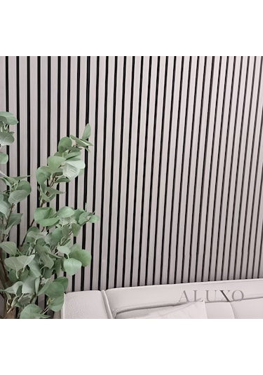 Yeni Gri Akustik Duvar Paneli 100x240 Ahşap Duvar Paneli 100x240