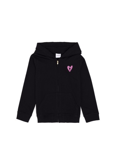 U.s. Polo Assn. Kız Çocuk Siyah Sweatshirt 50296390-vr046 Siyah