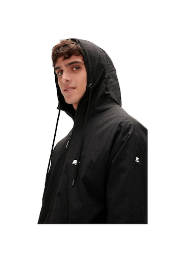 Bad Bear 24.02.13.004 Linea Windbreaker Jacket Siyah Erkek Ceket Siyah