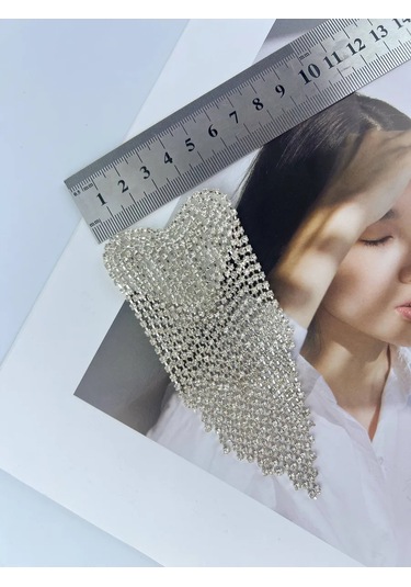 Slubov'u Aksesuar Yaldızlı Kalp Broş 296458810 Gümüş