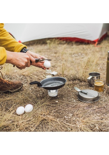 Teltree Tomshoo Hwl-34b Ultra Hafif Alüminyum Alkol Ofisi - Siyah, Kamp Ve Outdoor Aktivitelere Ideal, Dayanıklı Ve Taşınabilir Siyah