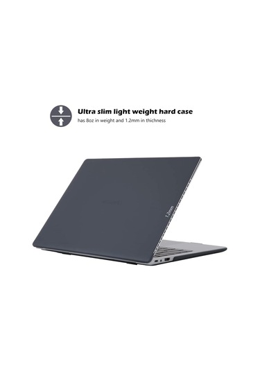 Huawei Matebook X Pro 2020 Kılıf Rubber Kapak Koruma Siyah