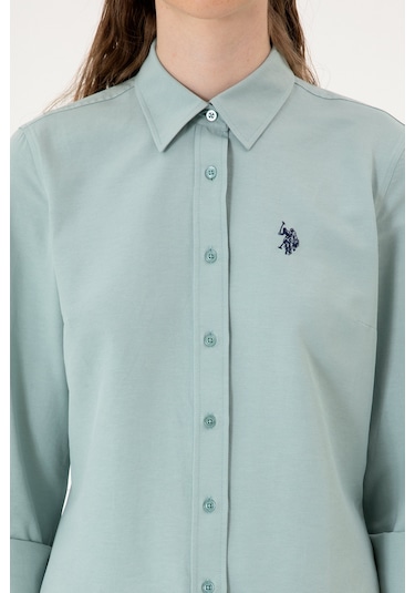 U.s. Polo Assn. Kadın Mint Gömlek Basic 50316711-vr090 Mint