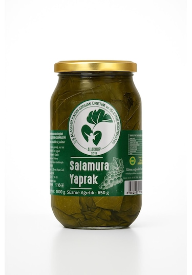 Salamura Yaprak Cam Kavanoz 650 Gr