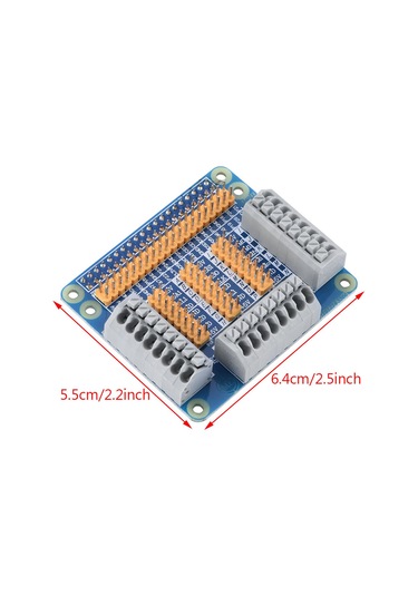 Ximistore9 Raspberry Pi 2/3 B Modeli İçin Gpıo Çok Fonksiyonlu Genişletme Kartı, 1'den 3'e Port, Kolay Kurulum, Vidalı Ve Jumper Kapaklı