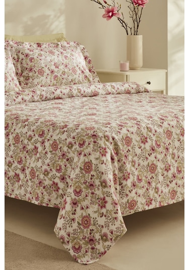 Karaca Home Molly %100 Pamuk Çift Kişilik Pike Takımı Pembe Pembe