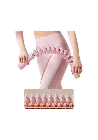 Bükülebilir Selülit & Masaj Sopası Pembe Renk