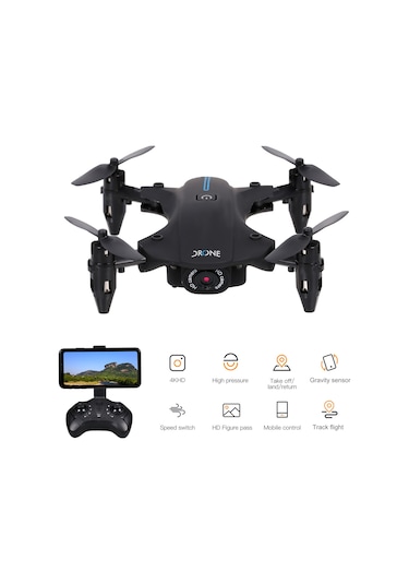 Samdoo H2 Mini Katlanabilir Drone: 4k Kamera, Hız Kontrolü, Başsız Mod Ve İzleme Uçuşu Özellikleriyle Pil Dahil