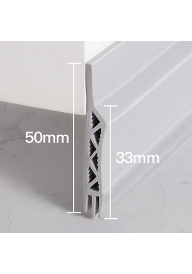 Suntek Kapı Altı Rüzgarlık Durdurucu Toz Ve Ses Yalıtımı 50mm-gri