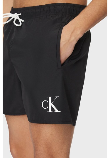 Calvin Klein Erkek Mayo Short Km0km01101 Beh Siyah Siyah