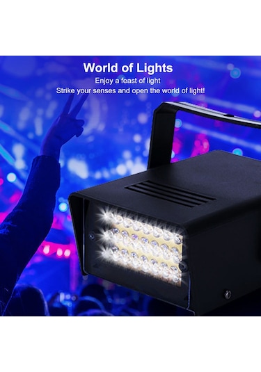 Dianziye Yeşil Led Mini Stroboskop Işığı - Ktv Bar Sahne Işığı 220v Avrupa Standartı