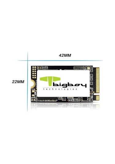 Bigboy BSSD2242N512G 512 GB 2500-1800Mb/s 22x42 PCIe M.2 NVMe SSD