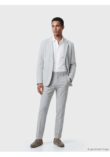 Lc Waikiki Gri Dar Kalıp Erkek Blazer Ceket