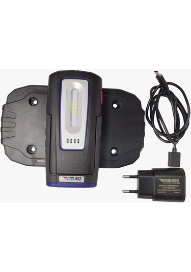 Volkher Led Lamba + Wireless Temassız Şarj Cihazı