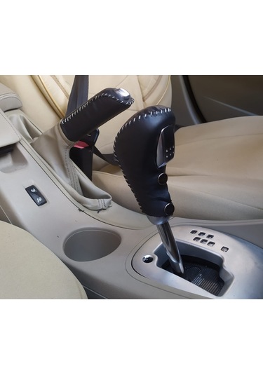 Fluence Ve Megan 3 Uyumlu Otomatik Vites Topuzu Kılıfı Deri