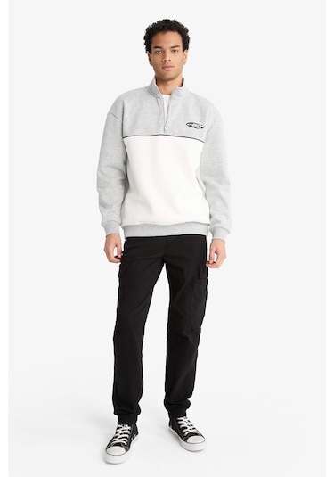 Defacto Regular Fit Beli Bağcıklı Kargo Cepli Jogger Pantolon F4681AX25AU Defacto Regular Fit Beli Bağcıklı Kargo Cepli Jogger Pantolon F4681AX25AU