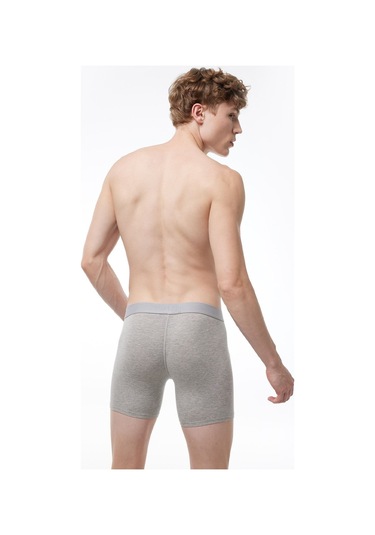 Malabadi Erkek Siyah Beyaz Gri 3 Lü Paket Modal Uzun Boxer 010 Siyah-beyaz-gri