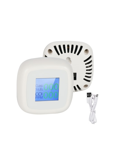 Skycity C2 Benzine, Lpg Ve Karbon Monoksit Tespit Edici, Sızıntı Alarmı, Normal Versiyon, Usb Girişi, Gerçek Zamanlı Uyarı
